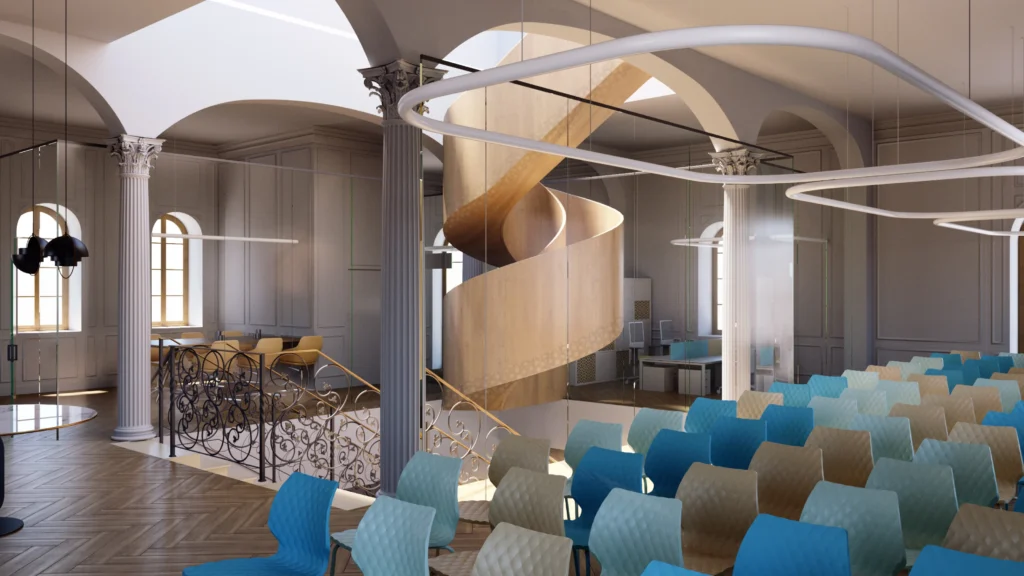 sala de conferencias