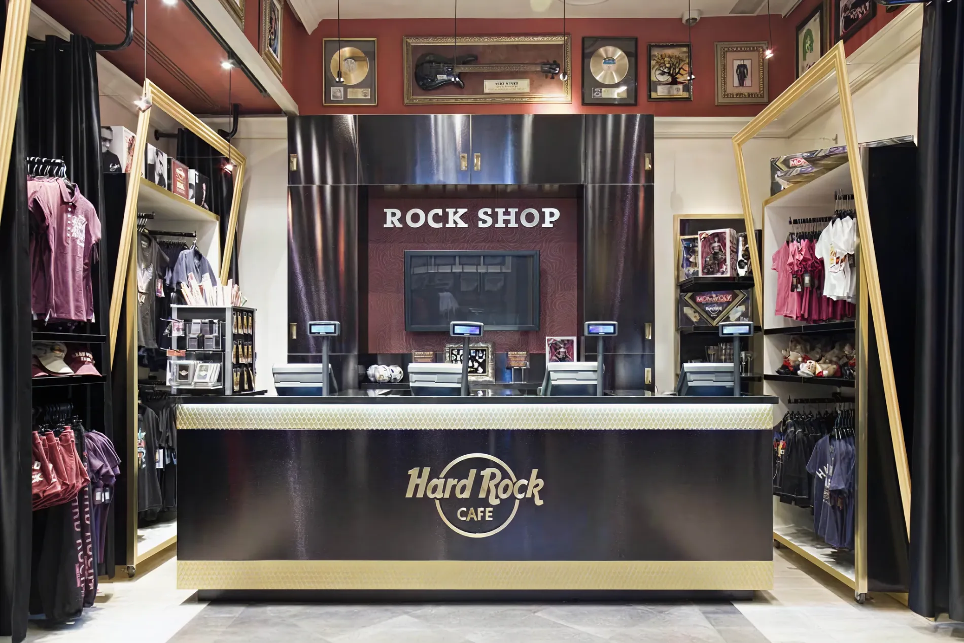 diseño Hard rock cafe barcelona