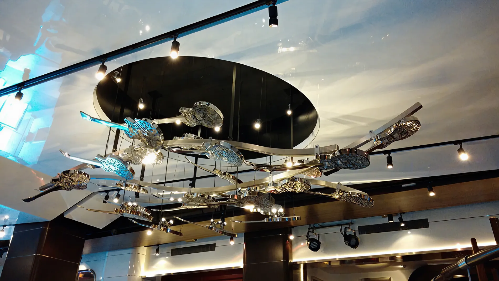 Lampara hard rock cafe barcelona